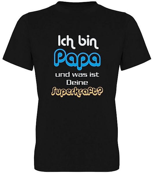 G-graphics T-Shirt Ich bin Papa und was ist Deine Superkraft? Herren T-Shir günstig online kaufen