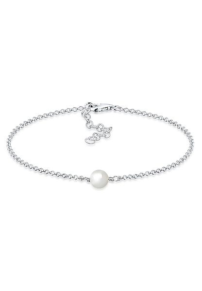 Elli Perlenarmband Muschelkernperle 925 Sterling Silber günstig online kaufen