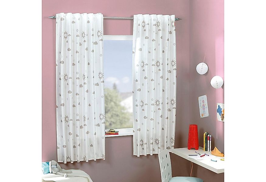 Delindo Lifestyle Gardine MAGIC (1 St), verdeckte Schlaufen, blickdicht, Hx günstig online kaufen