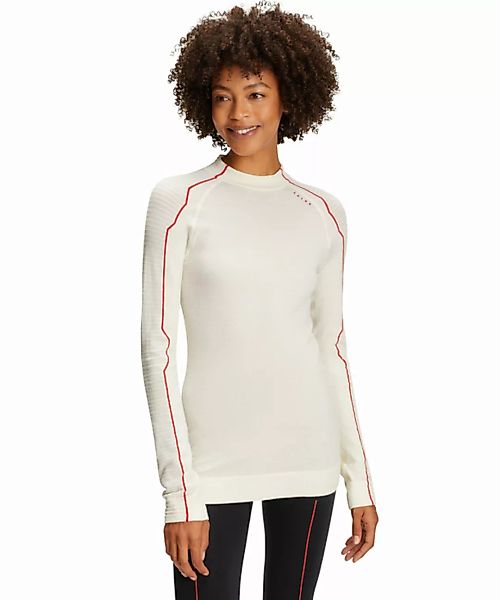 FALKE Trend Damen Langarmshirt Wool-Tech, L, Weiß, Schurwolle, 33220-204804 günstig online kaufen