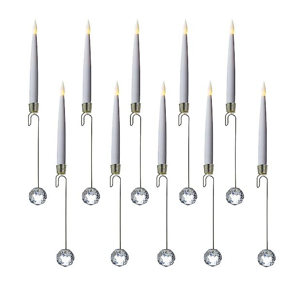 MARELIDA LED-Christbaumkerzen Baumkerzen 10 Weihnachtskerzen Baumbeleuchtun günstig online kaufen
