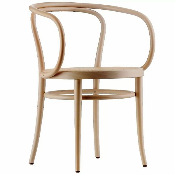 THONET 209 Bugholzarmlehnenstuhl | Rohrgeflecht-Sitz | Buche natur günstig online kaufen