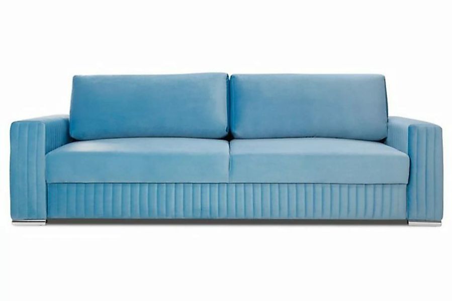 JVmoebel Sofa, Sofa 3 Sitzer Couch Design Polster Textil Bettfunktion Dreis günstig online kaufen