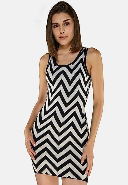 Tooche Strickkleid ZigZag Enganliegendes Strickkleid günstig online kaufen