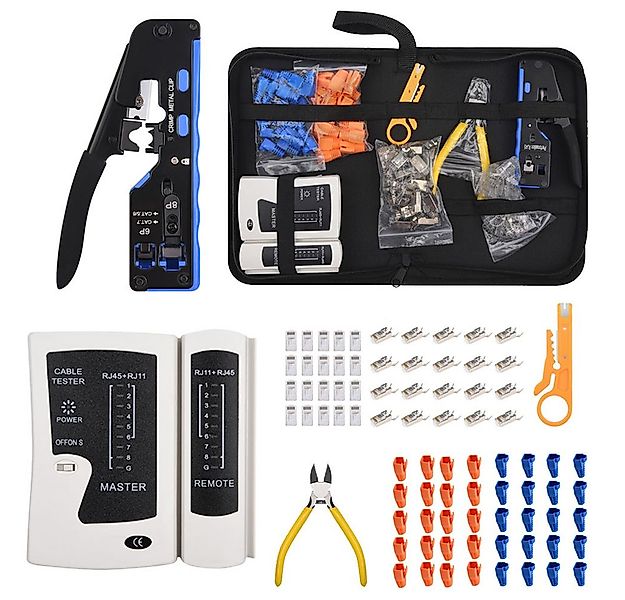 VIVIHEYDAY Gripzange Netzwerk Werkzeug Set, Pass Through RJ45 Crimpzange fü günstig online kaufen