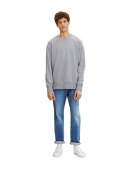 Tom Tailor Herren Jeans Josh - Slim Fit - Blau - Used Mid Stone Blue Denim günstig online kaufen