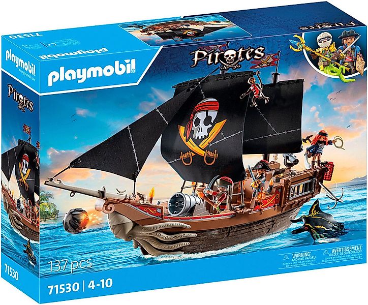 Playmobil® Großes Piratenschiff (71530), Pirates Konstruktions-Spielset, günstig online kaufen