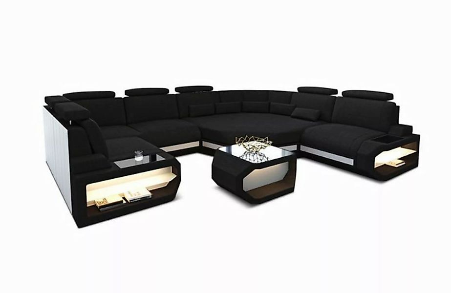 Sofa Dreams Wohnlandschaft Polster Sofa Stoff Couch Asti U Mini Stoffsofa m günstig online kaufen