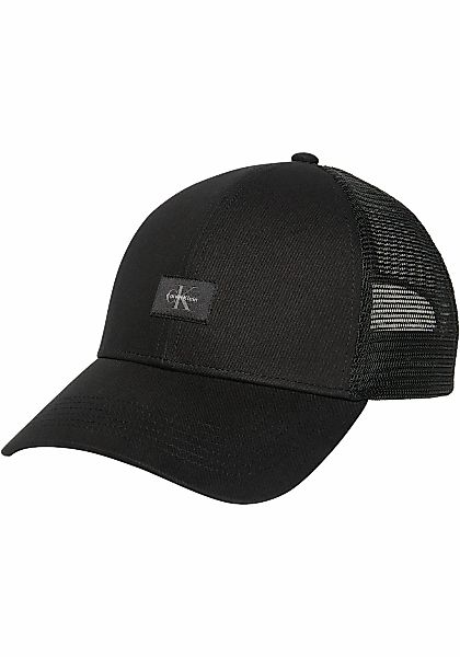 Calvin Klein Jeans Trucker Cap "MONOLOGO WOVEN PATCH TRUCKER" Netzeinsatz, günstig online kaufen