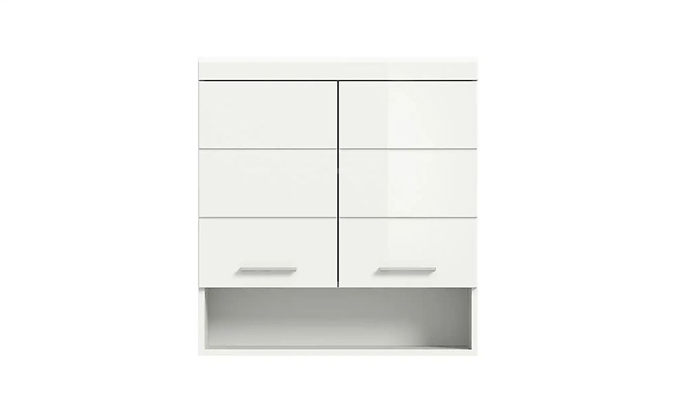 Hängeschrank SCHLOONSEE  Breite 74cm  2 Türen  1 offenes Fächer  MDF-Front günstig online kaufen
