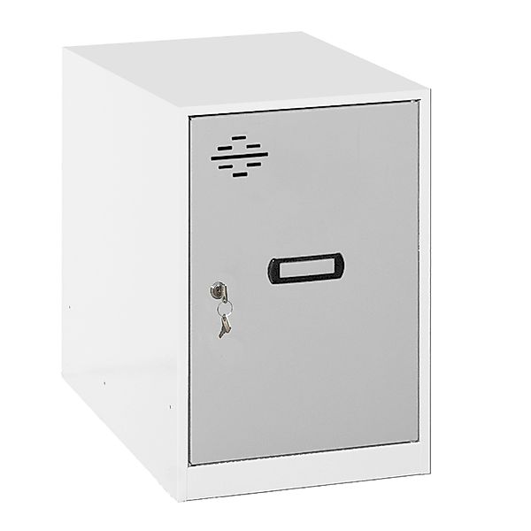 PROREGAL Schließfachwürfel AMEGO HxBxT 47,5 x 40 x 50 cm Ohne Standfüße Gra günstig online kaufen