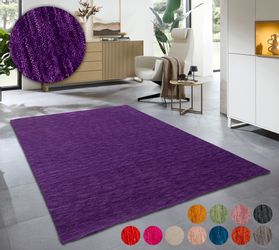 THEKO Wollteppich "Holi" rechteckig 13 mm Höhe Uni-Farben, leicht meliert, günstig online kaufen