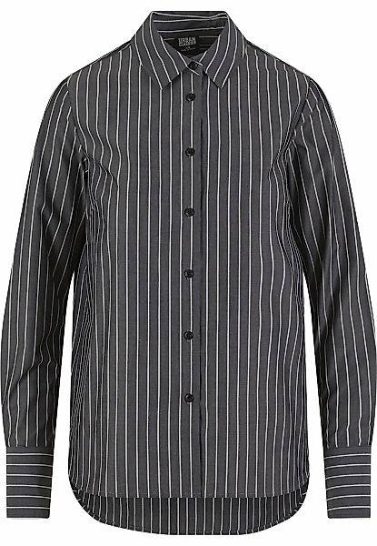 URBAN CLASSICS Klassische Bluse "Urban Classics Ladies Striped Blouse" günstig online kaufen