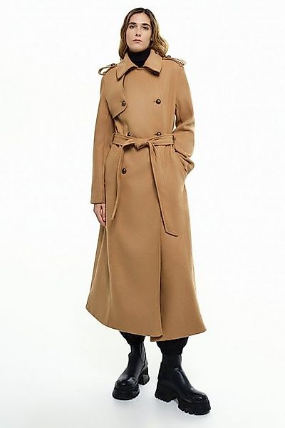 RICANO Trenchcoat Simona Damen Trenchcoat mit Gürtel und Schulterklappen günstig online kaufen