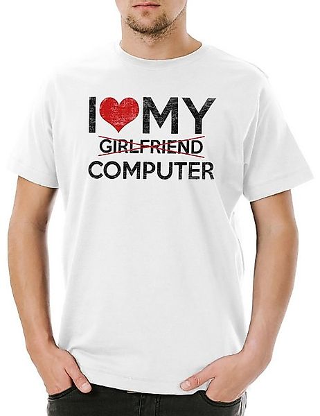Urban Backwoods Print-Shirt Urban Backwoods I Love My Computer Herren T-Shi günstig online kaufen