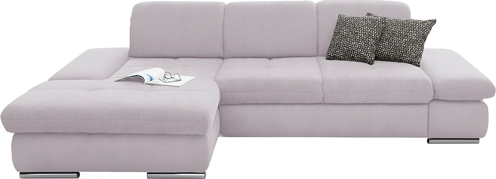 set one by Musterring Ecksofa "SO4100 V", mit verstellbaren Kopfteilen, wah günstig online kaufen