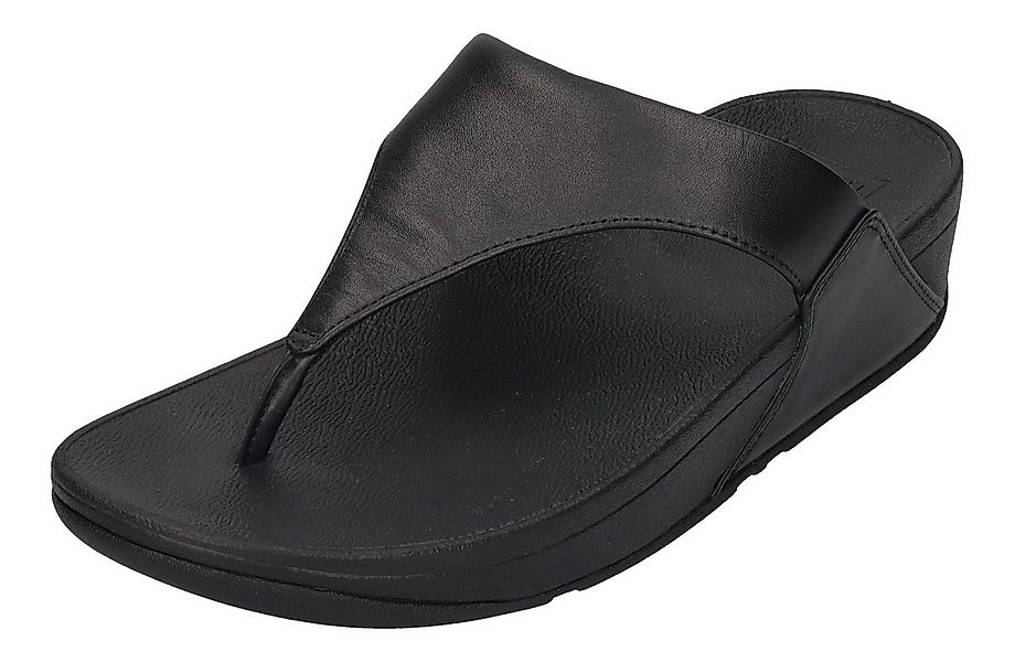 Fitflop LULU LEATHER TOE POST Zehentrenner Black günstig online kaufen