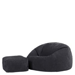 icon Sitzsack Erwachsene XXL mit Hocker günstig online kaufen