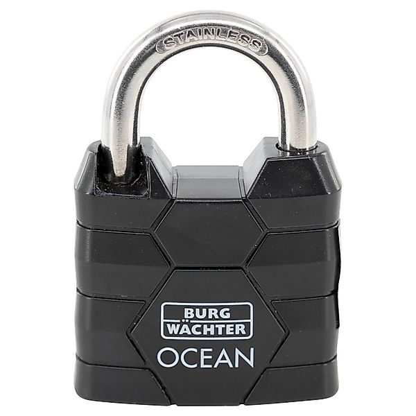 Burg Wächter Zylinder-Vorhangschloss Seewasserfest 490 NI 40 SB Schwarz günstig online kaufen