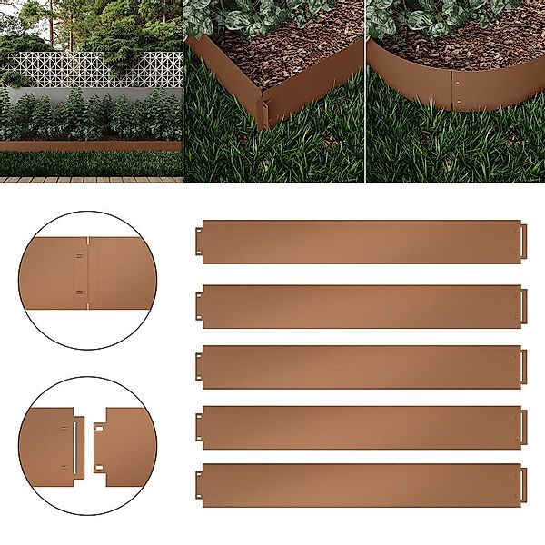 OK-Living Rasenkante, Braun, 100 x 18 günstig online kaufen