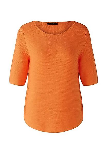 Oui Rundhalspullover Pullover reine Baumwolle günstig online kaufen