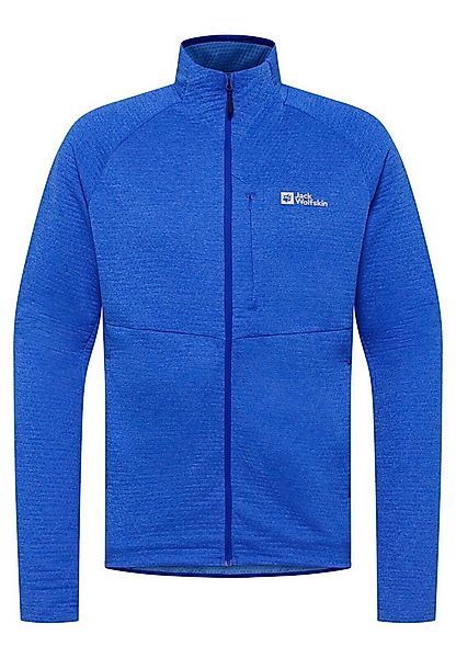 Jack Wolfskin Fleecejacke Taiga Full Zip (elastische Bünd) blau Herren günstig online kaufen