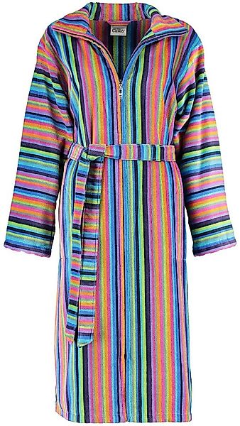 Cawö Damenbademantel 1456, Langform, Walkvelours-Qualität, Reißverschluss, günstig online kaufen