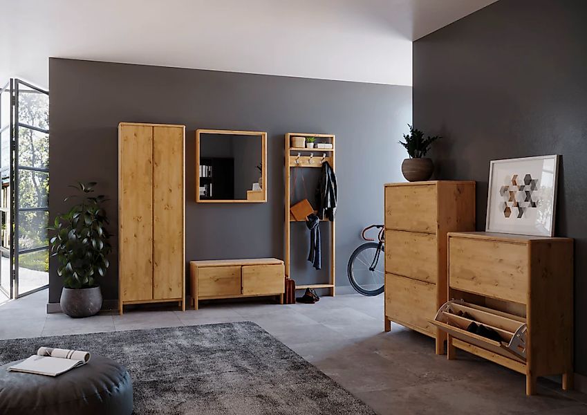 Home affaire Garderobenpaneel "Luven" FSC zertifiziertes Massivholz günstig online kaufen