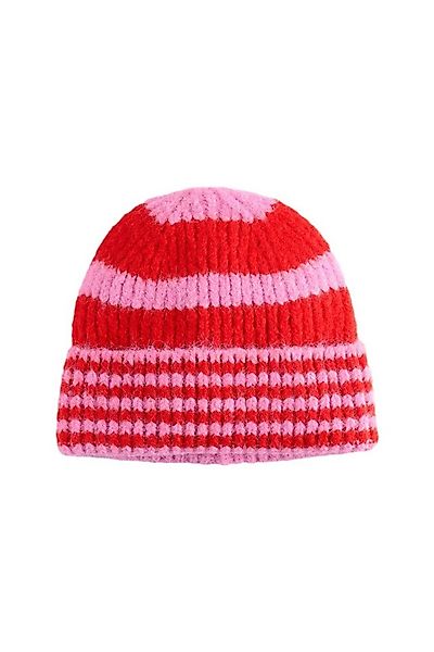 Next Beanie Gestrickte Beaniemütze mit Streifen (1-St) günstig online kaufen