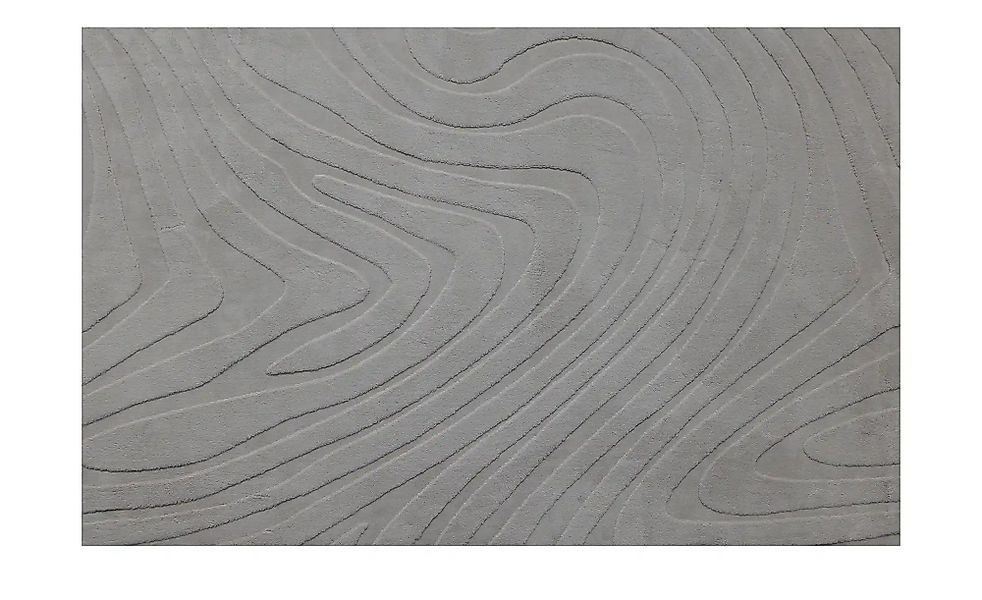 como Webteppich  Wave ¦ grau ¦ Synthetische Fasern ¦ Maße (cm): B: 120 Tepp günstig online kaufen