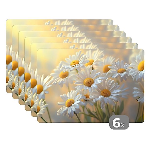 MuchoWow Platzset Gänseblümchen - Weiß - günstig online kaufen