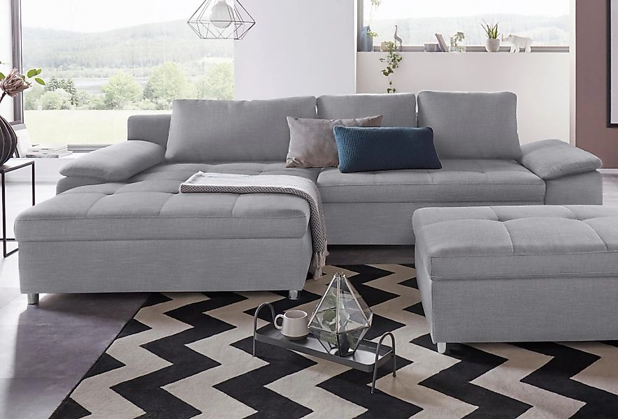sit&more Ecksofa "Labene L-Form" wahlweise mit Bettfunktion und Bettkasten, günstig online kaufen