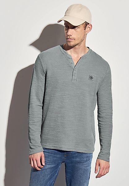 STREET ONE MEN Langarmshirt, im soften Baumwoll-Mix günstig online kaufen