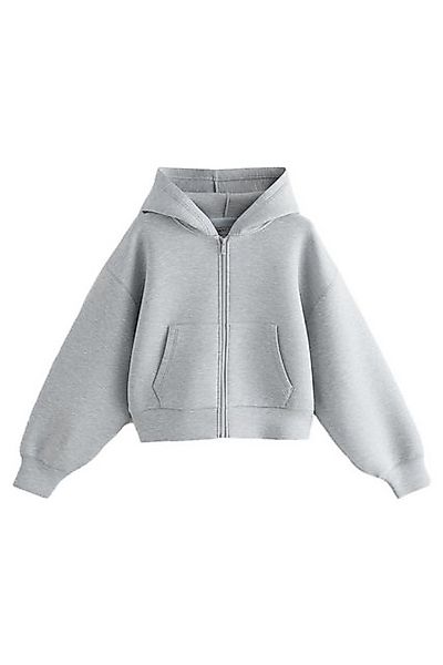 Next Kapuzenpullover Kapuzenjacke aus Scuba (1-tlg) günstig online kaufen