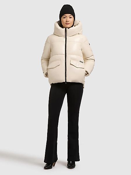 khujo Lederimitatjacke "AURORA" mit Kapuze günstig online kaufen