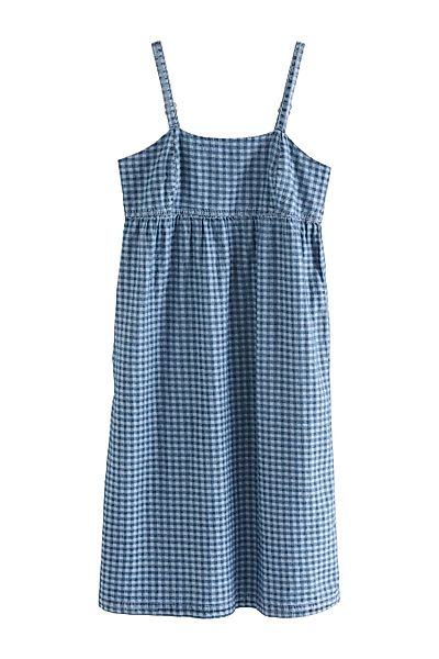 Next Midikleid Träger-Maxikleid mit Vichykaros aus günstig online kaufen