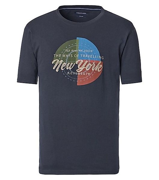 CASAMODA Poloshirt T-Shirt,O-Neck,Artwork günstig online kaufen