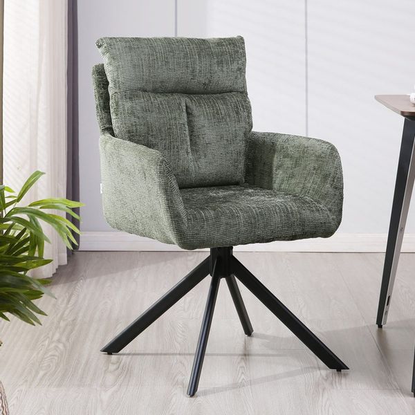 HOME DELUXE Esszimmerstuhl mit Armlehne ALUNA günstig online kaufen