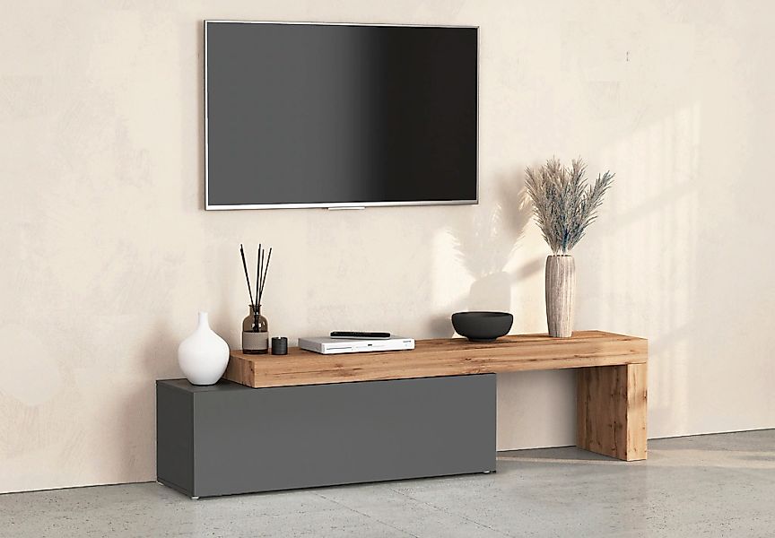 INOSIGN Lowboard "Chronos TV-Board, T-Schrank" Breite verstellbar von 180 b günstig online kaufen