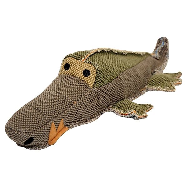 DUVO+ Tierkuscheltier Hundespielzeug Canvas Krokodil günstig online kaufen