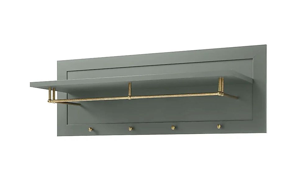 Garderobenpaneel  Verde ¦ grün ¦ Holzwerkstoff ¦ Maße (cm): B: 109 H: 40 T: günstig online kaufen