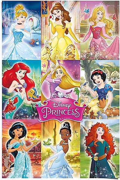 Reinders Poster "Disney`s Prinzessinnen Kollage", (1 St.) günstig online kaufen