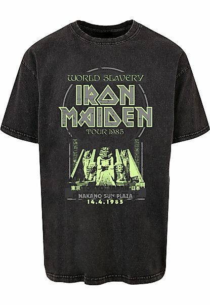 Merchcode T-Shirt "Merchcode Powerslave - Japanese Flyer Acid Washed Oversi günstig online kaufen