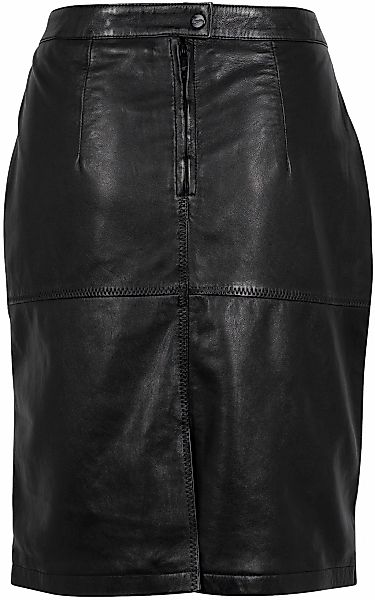 Mauritius Lederrock "GWSwante LNV" klassische/ schmale Form, Ziernähte günstig online kaufen