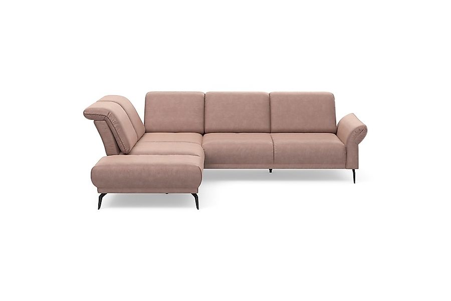 INOSIGN Ecksofa »Coco L-Form« Sitztiefen-, Arm- und Kopfteilverstellung, Co günstig online kaufen