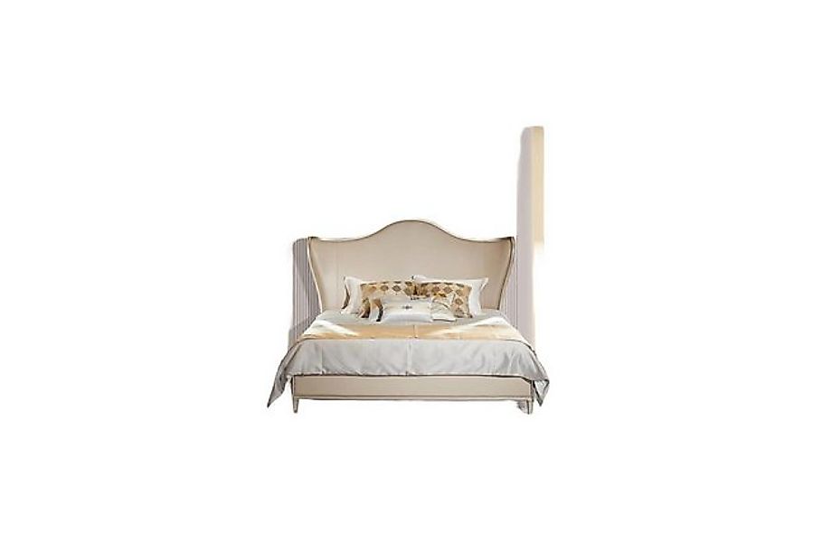 JVmoebel Bett Polster Doppel Hotel Betten Schlaf Zimmer Echtholz 180x200cm günstig online kaufen
