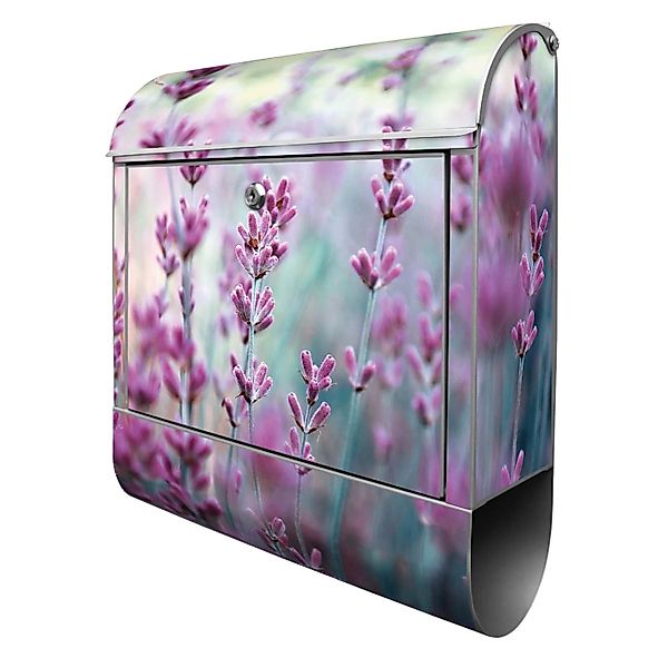 Banjado Design Briefkasten Silber Pulverbeschichtet 39x47x14cm 2 Schlüssel günstig online kaufen