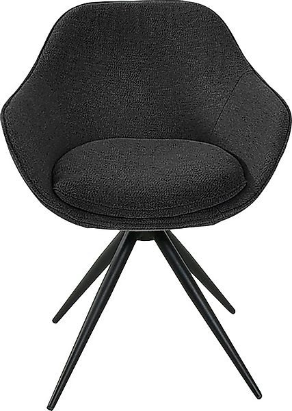 K+W Komfort & Wohnen Drehstuhl »ZOOM«, Flachgewebe Q2 2250, 4-Fuß Drehstuhl günstig online kaufen
