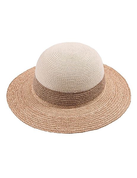 CAPO Strohhut Strohhut, Naturtöne, breite Krempe günstig online kaufen