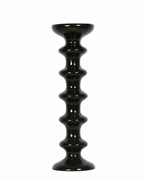 Kerzenleuchter Slave keramik schwarz / Keramik - H 30 cm - Maison Sarah Lav günstig online kaufen